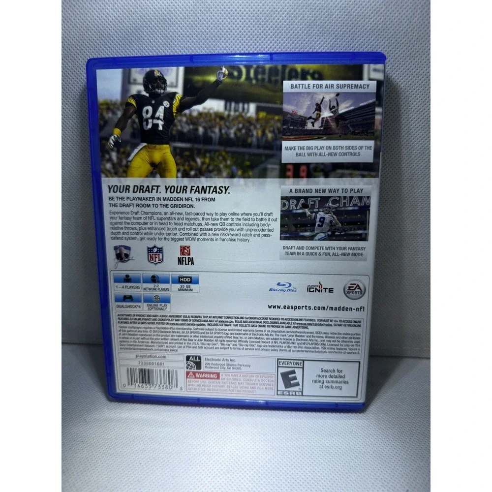 PS4 Madden NFL‎ 16 EA Sports Video Game Football Pre Owned OBJ